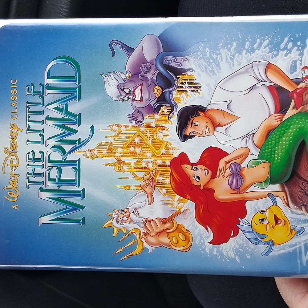Disney The Little Mermaid VHS — Blue Cover